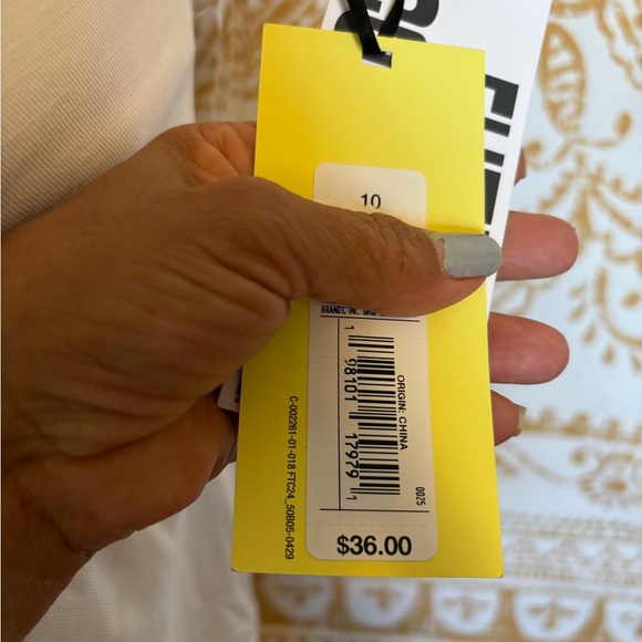 Future Collective strapless column white dress size 10 - Picture 12 of 12